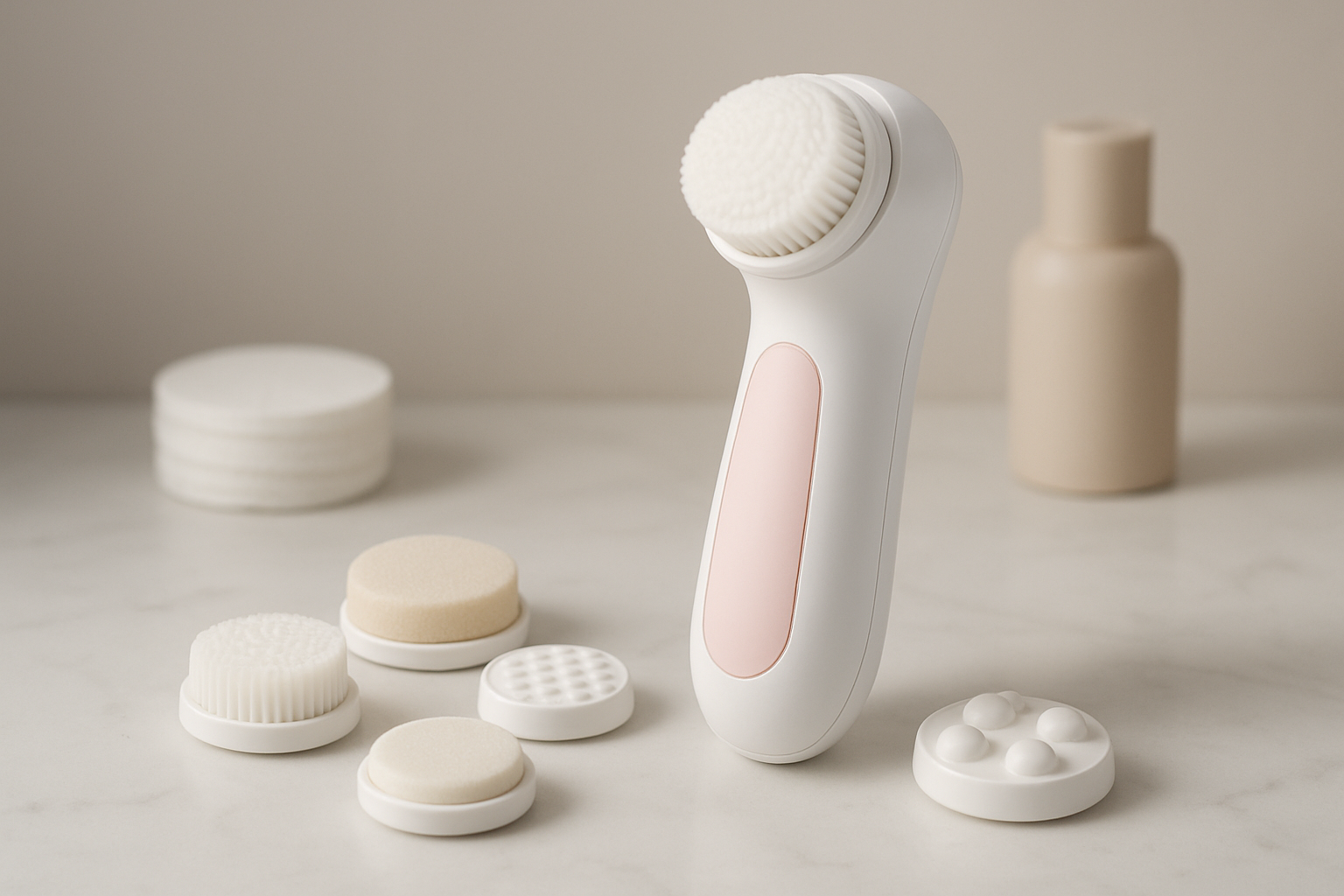 PIARA 5 in 1 Massager Face Facial Massager Exfoliator Electric Massage