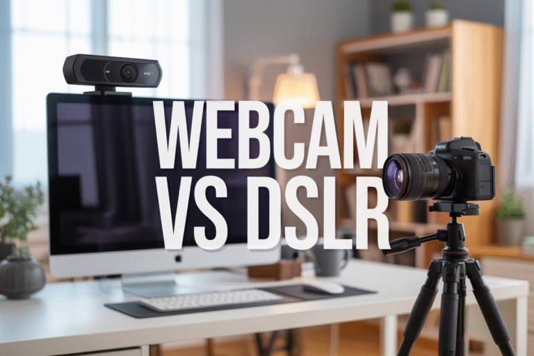 Webcam vs DSLR: Which Creates Better Video Content?