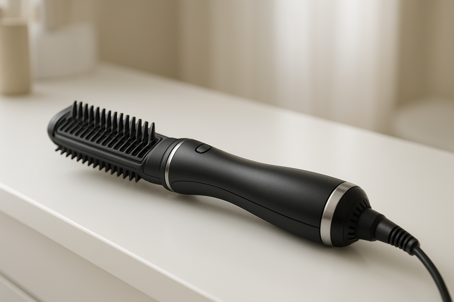 Shark HT202 SmoothStyle Heated Comb + Blow Dryer Brush, Dual Mode
