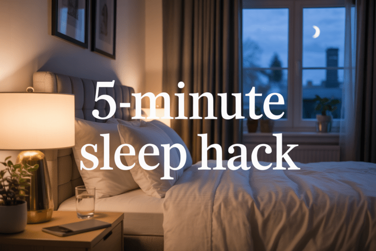 This 5-Minute Sleep Hack Will Transform Your Nights (No Schedule Changes Required)